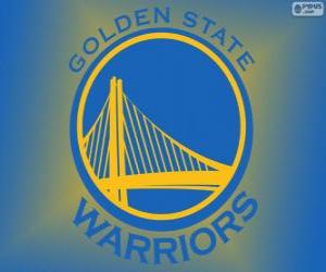 yapboz Golden State Warriors, NBA takımının Logo. Pasifik Grubu, Batı Konferansı